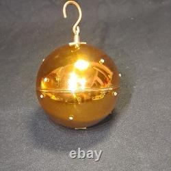 Vintage Reuge Ste Croix Music Box Ball Christmas Ornament Working Silent Night