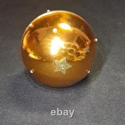 Vintage Reuge Ste Croix Music Box Ball Christmas Ornament Working Silent Night