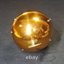 Vintage Reuge Ste Croix Music Box Ball Christmas Ornament Working Silent Night