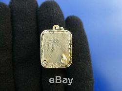 Vintage Reuge Sterling Gold & Enamel Music Box Charm Pendant (watch Video)