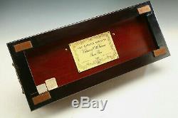 Vintage Reuge Strauss Music Box Cylinder Franklin Mint Pristine No Reserve