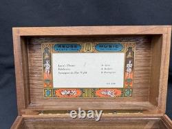 Vintage Reuge Swiss CH 3/50 Music Box, Lara's Theme, Edelweiss & Strangers