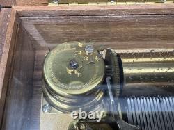 Vintage Reuge Swiss CH 3/50 Music Box, Lara's Theme, Edelweiss & Strangers