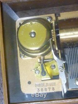 Vintage Reuge Swiss Cylinder Music Box