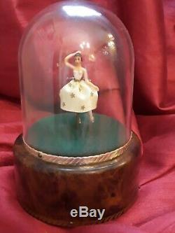 Vintage Reuge Swiss Dancing Ballerina Music Box