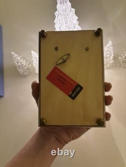 Vintage Reuge Swiss Inlaid Wooden Jewelry Box Violin Music Box