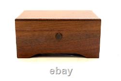 Vintage Reuge Swiss Made Wood Music Box Working Condition