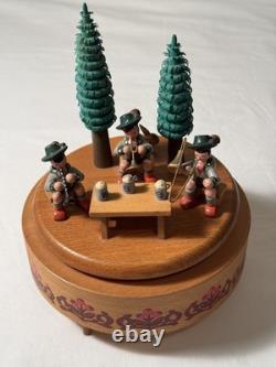 Vintage Reuge Swiss Movement Music Box Octoberfest Hofbrauhaus Theme