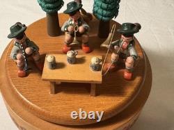 Vintage Reuge Swiss Movement Music Box Octoberfest Hofbrauhaus Theme