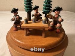 Vintage Reuge Swiss Movement Music Box Octoberfest Hofbrauhaus Theme