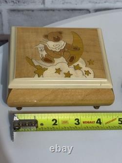 Vintage Reuge Swiss Music Box 18 Note When You Wish Upon a Star