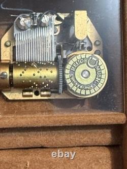 Vintage Reuge Swiss Music Box 18 Note When You Wish Upon a Star