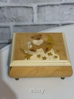 Vintage Reuge Swiss Music Box 18 Note When You Wish Upon a Star