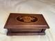 Vintage Reuge Swiss Music Box 36 Note 2 Tune Edelweiss Lara's Theme Marquetry