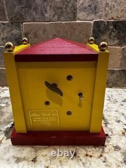Vintage Reuge Swiss Music Box Animated Dancing Clown Tico Tico Rita Ford NYC