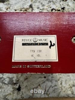 Vintage Reuge Swiss Music Box Animated Dancing Clown Tico Tico Rita Ford NYC
