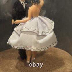 Vintage Reuge Swiss Music Box Emperor Waltz Dancing Couple Burled Wood Dome Read