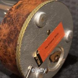 Vintage Reuge Swiss Music Box Emperor Waltz Dancing Couple Burled Wood Dome Read