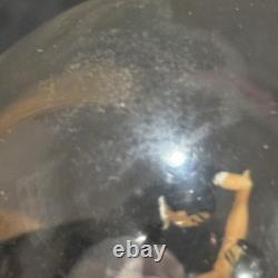 Vintage Reuge Swiss Music Box Emperor Waltz Dancing Couple Burled Wood Dome Read