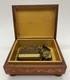Vintage Reuge Swiss Music Box Hand Painted Wooden Jewelry Box Works Perfectly