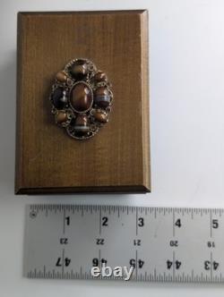 Vintage Reuge Swiss Music Box Raindrops Keep Fallin Wood Jewelry Box
