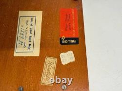 Vintage Reuge Swiss Music Box Wooden Inlay Lara's Theme Dr Zhivago