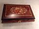 Vintage Reuge Swiss Music Jewelry Box with Beautiful Inlay