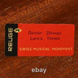 Vintage Reuge Swiss Music/jewel Box, Doctor Zhivago, Lara's Theme