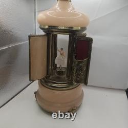 Vintage Reuge Swiss Musical Alabaster Lipstick Cigarette Holder Ballerina Automa