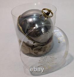 Vintage Reuge Swiss Musical Movement Ornament Working Original Box Silent Night