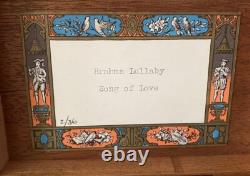 Vintage Reuge Swiss Sainte Croix Music Box Brahms Lullaby Song Of Love