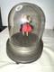 Vintage Reuge Switzerland Music Box Glass Dome Dancing Doll Display as is