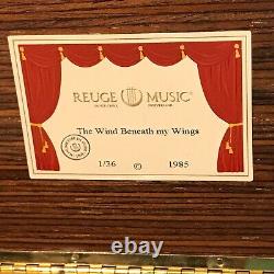 Vintage Reuge Wind Beneath My Wings 36 Note Music Box