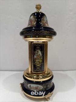 Vintage Reuge hand-painted musical Lipstick/cigarette box from the 1960s PARTS