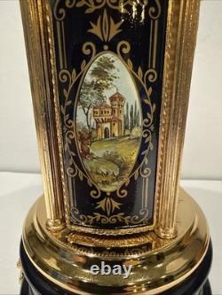 Vintage Reuge hand-painted musical Lipstick/cigarette box from the 1960s PARTS