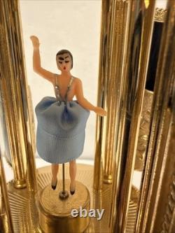 Vintage Reuge hand-painted musical Lipstick/cigarette box from the 1960s PARTS