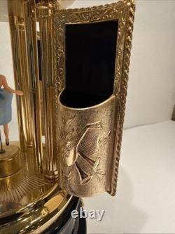 Vintage Reuge hand-painted musical Lipstick/cigarette box from the 1960s PARTS