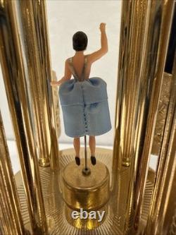 Vintage Reuge hand-painted musical Lipstick/cigarette box from the 1960s PARTS