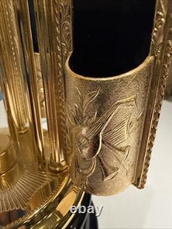 Vintage Reuge hand-painted musical Lipstick/cigarette box from the 1960s PARTS