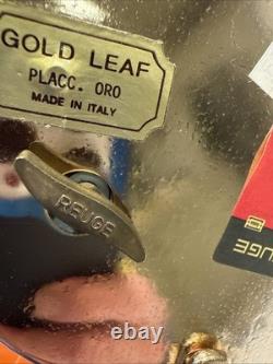 Vintage Reuge hand-painted musical Lipstick/cigarette box from the 1960s PARTS