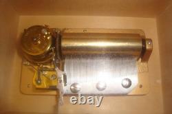 Vintage Reuge music box 2/50 Vienna, City of my Dreams The Blue Danube inlay rose