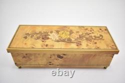 Vintage Reuge music box Romance Can you feel the love #6383 Made in Italy