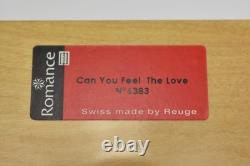 Vintage Reuge music box Romance Can you feel the love #6383 Made in Italy