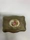 Vintage Reuge music box saint croix switzerland Sliver Tone Metal Case