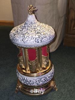 Vintage Rogue Music Box Lipstick Holder