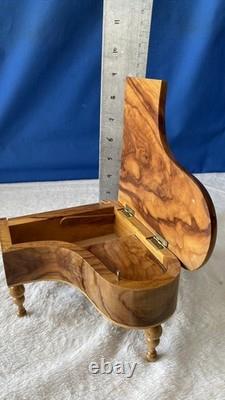 Vintage Romance Baby Grand Piano Music Box Swiss Made Swiss