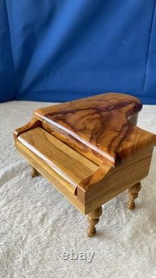 Vintage Romance Baby Grand Piano Music Box Swiss Made Swiss