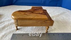 Vintage Romance Baby Grand Piano Music Box Swiss Made Swiss