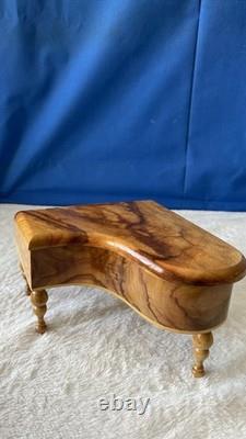 Vintage Romance Baby Grand Piano Music Box Swiss Made Swiss