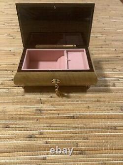 Vintage Romance Swiss Made, Made In Italy Music Jewelry Box